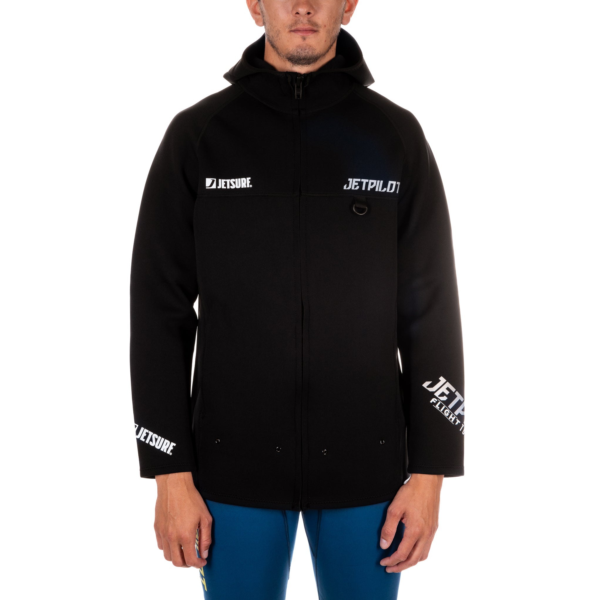 Neoprene Tour Coat JET PILOT BLACK – JETSURF®