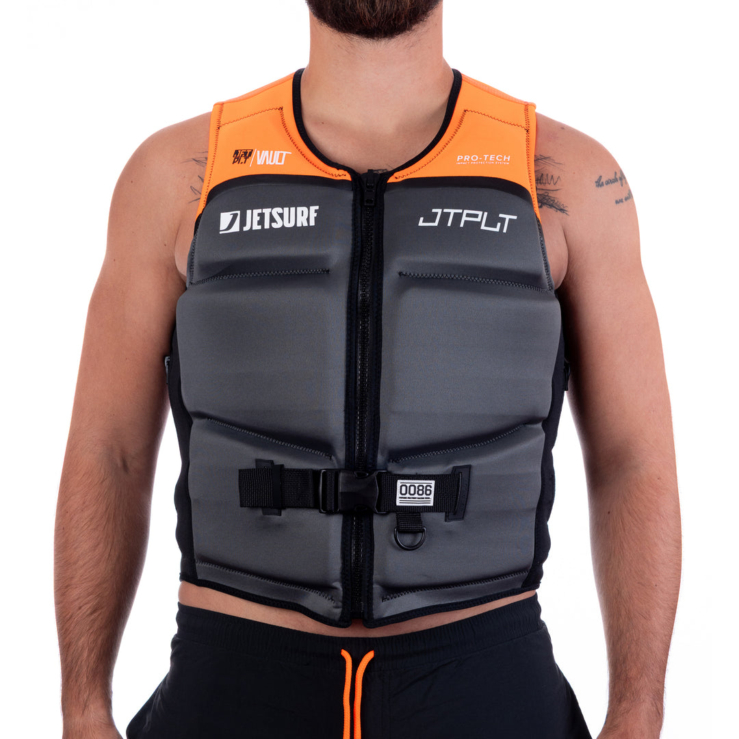 Neoprene Vest JET PILOT ORANGE/GREY – JETSURF®