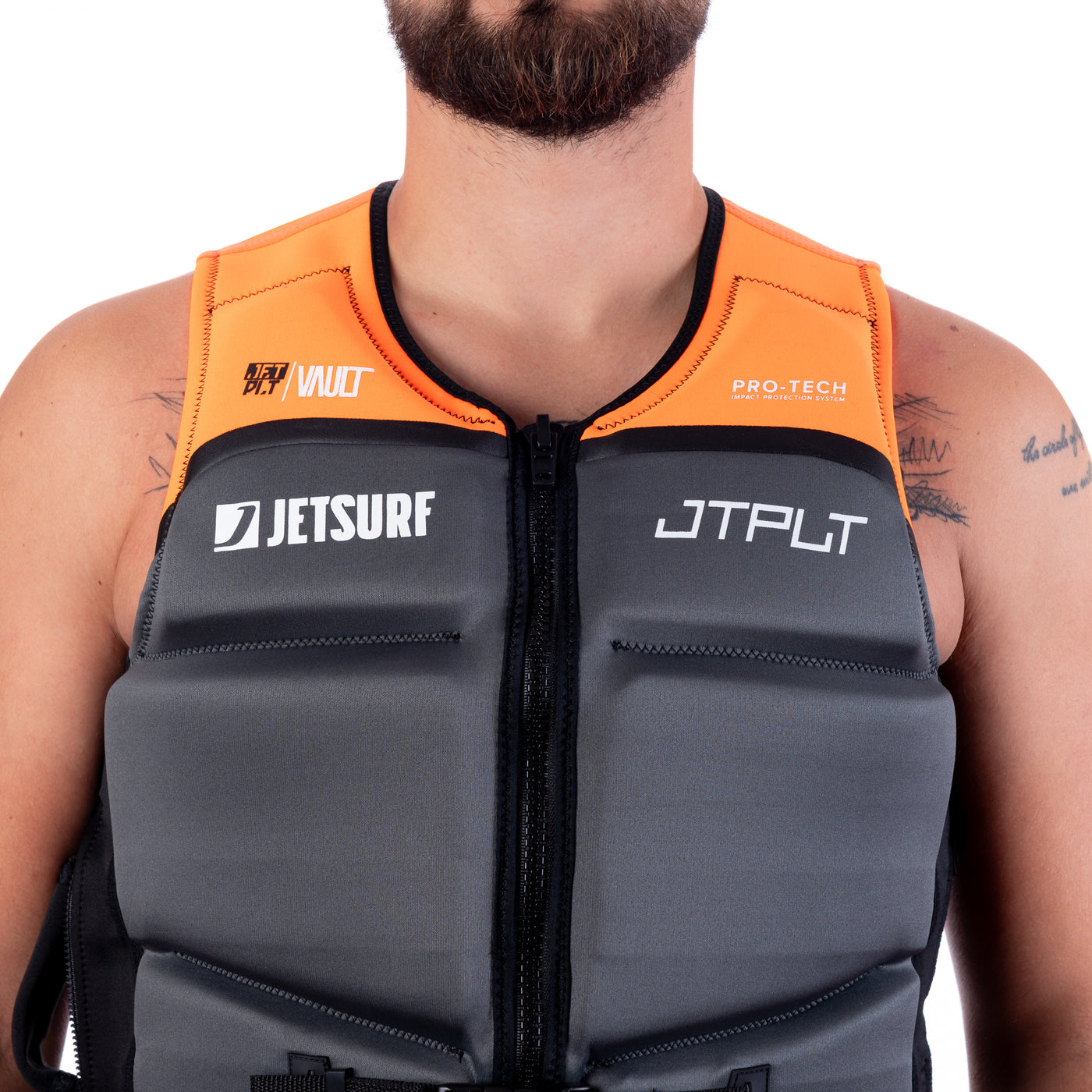 Neoprene Vest JET PILOT ORANGE/GREY