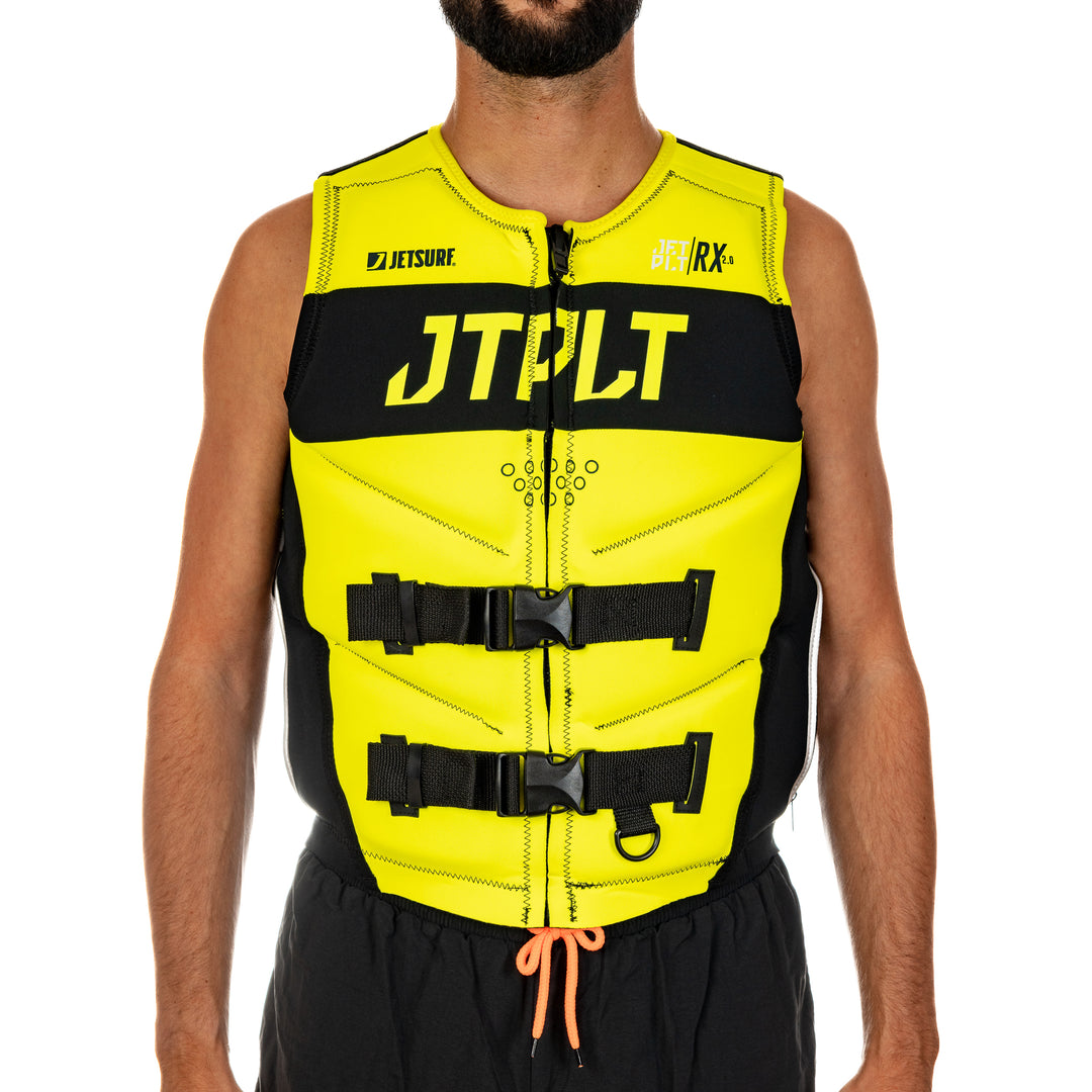 JETPILOT フルスーツ ネイビー/イエロー JETPILOT ジェットパイロット ボルト レース ジョン ＆ ジャケット